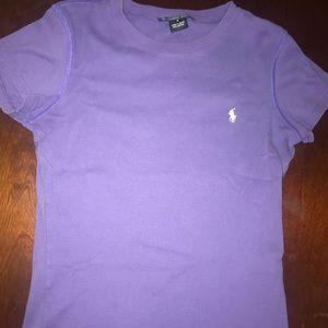 Purple Ralph Lauren Crew Neck